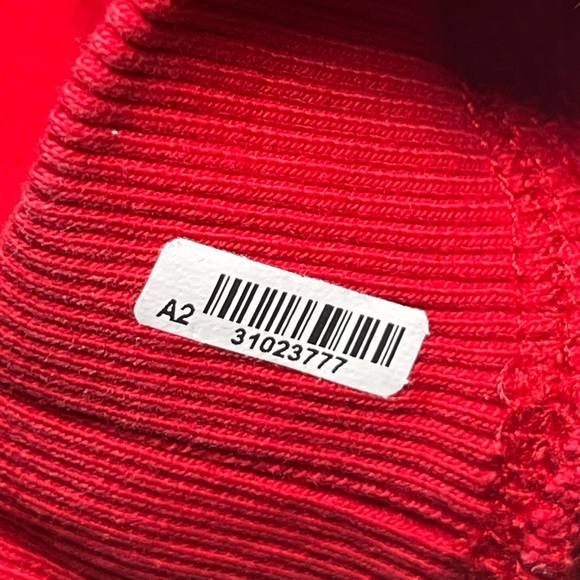 Maeve Three-Dimensional Cropped Floral Sweatshirt Red Flowers Size Small - Picture 10 of 13